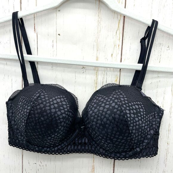 Victorias Secret Very Sexy Multi-Way Straps Padded Underwire Push Up Bra Sz 34C - Picture 1 of 7